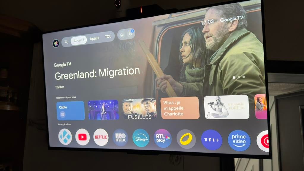 TCL 43-inch 4K-tv. Nieuw en in gegarandeerde staat., Audio, Tv en Foto, Televisies, QLED, Zo goed als nieuw, 100 cm of meer, 4k (UHD)