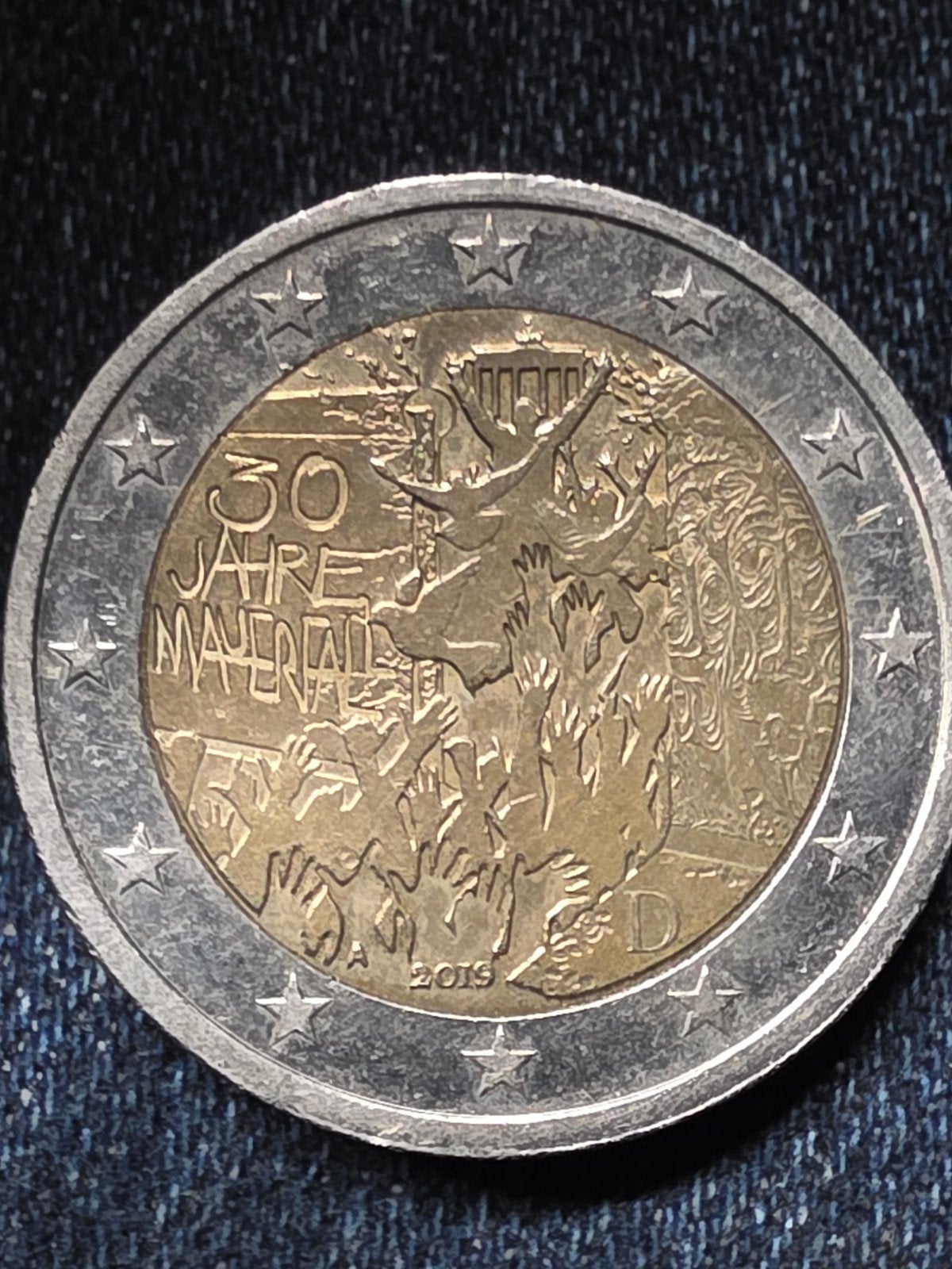 2€ commémoration murs de Berlin, Timbres & Monnaies, Monnaies | Europe | Monnaies euro, Enlèvement
