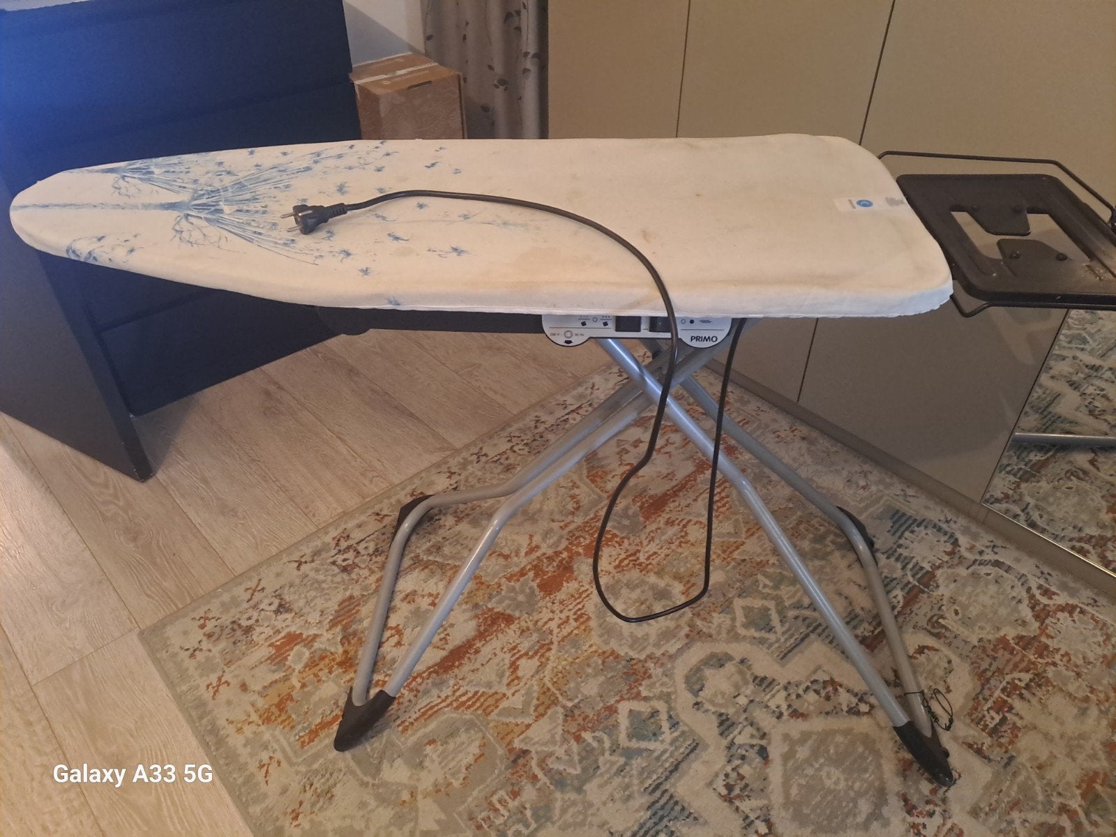 strijkplank, met verwarm en blaas functie, Ophalen, Gebruikt