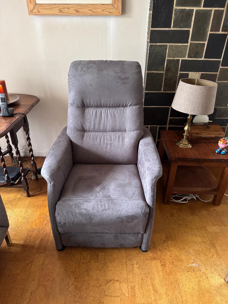 relaxzetel, Huis en Inrichting, Zetels | Zetels, Ophalen, Eenpersoons, 75 tot 100 cm, Zo goed als nieuw