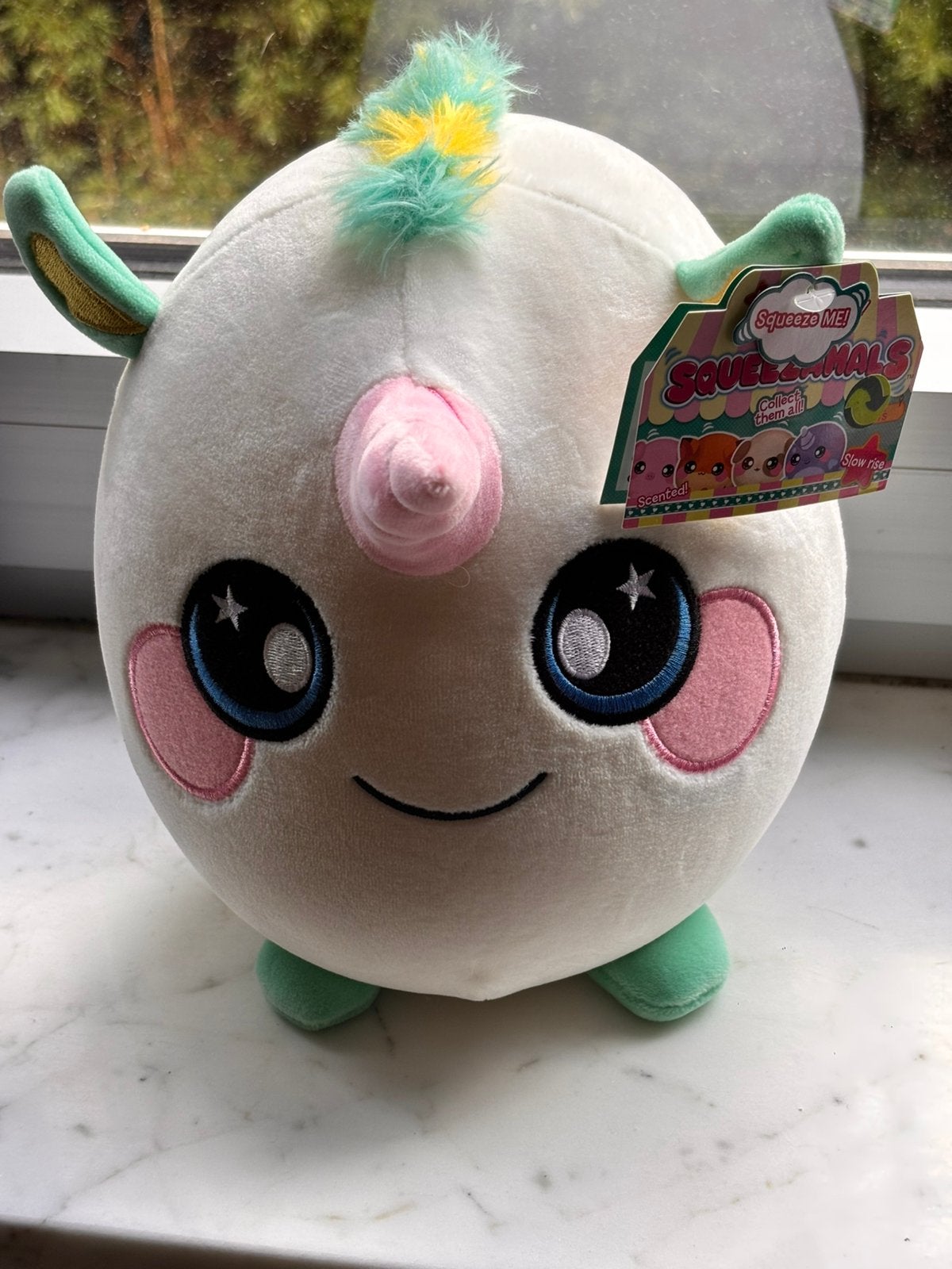 Peluche Squeezamals « Licorne », Ophalen, Zo goed als nieuw