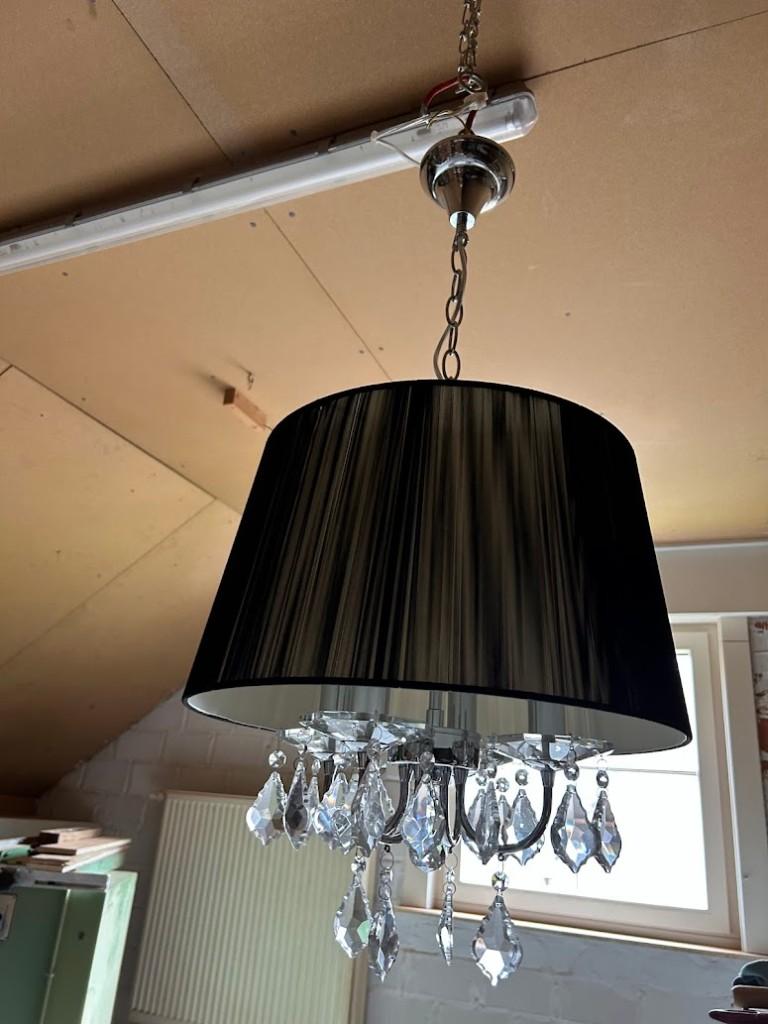 luster modern, Ophalen, Zo goed als nieuw, Glas, 75 cm of meer