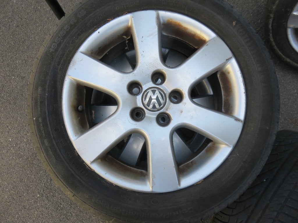 vw polo allu velgen 15'', Auto-onderdelen, Banden en Velgen, Ophalen, Gebruikt, 15 inch, Velg(en)