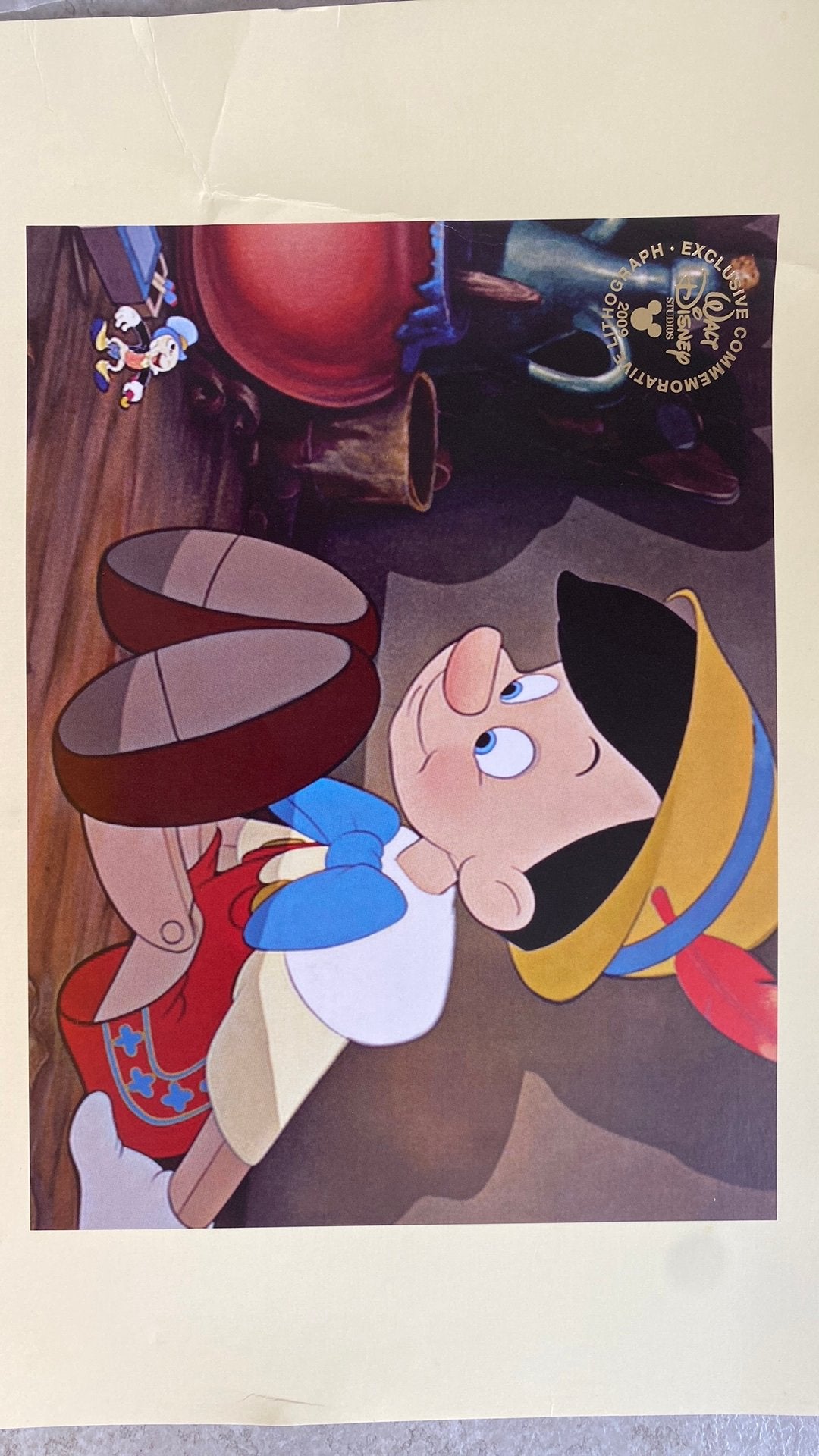 Lithographie Pinocchio, Verzamelen, Ophalen, Zo goed als nieuw