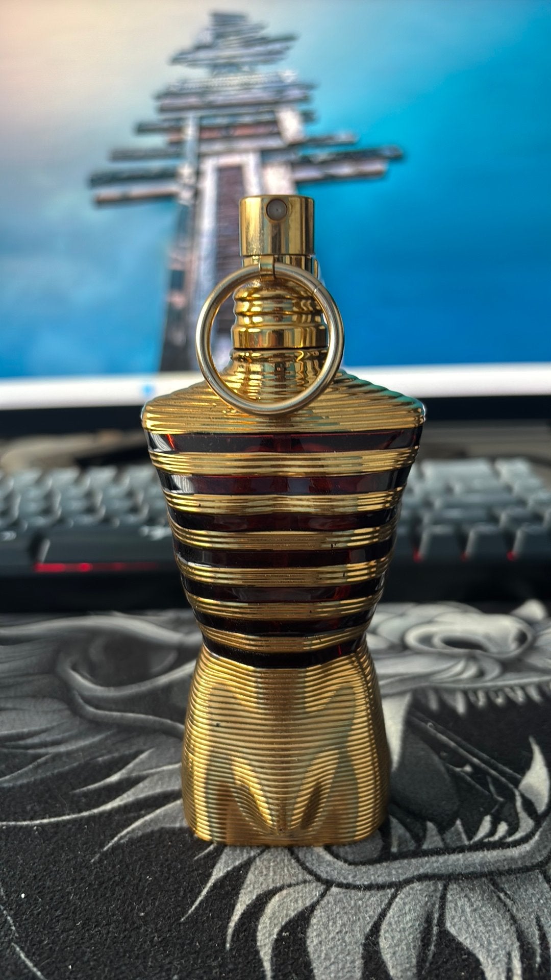 Lege jean paul gaultier elixer 75ml, Ophalen, Gebruikt, Parfumfles