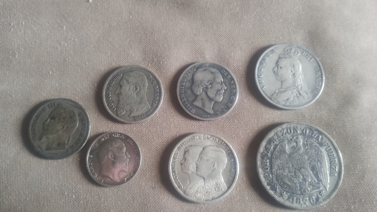 lot de pièces en argent, Enlèvement ou Envoi