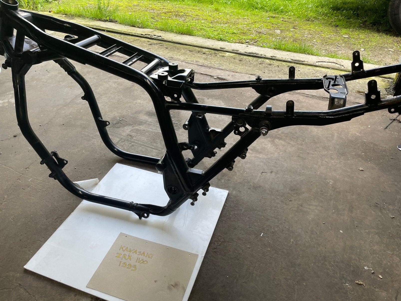 Frame motor Kawasaki ZRX 1100 met papieren, Motoren, Ophalen, Gebruikt
