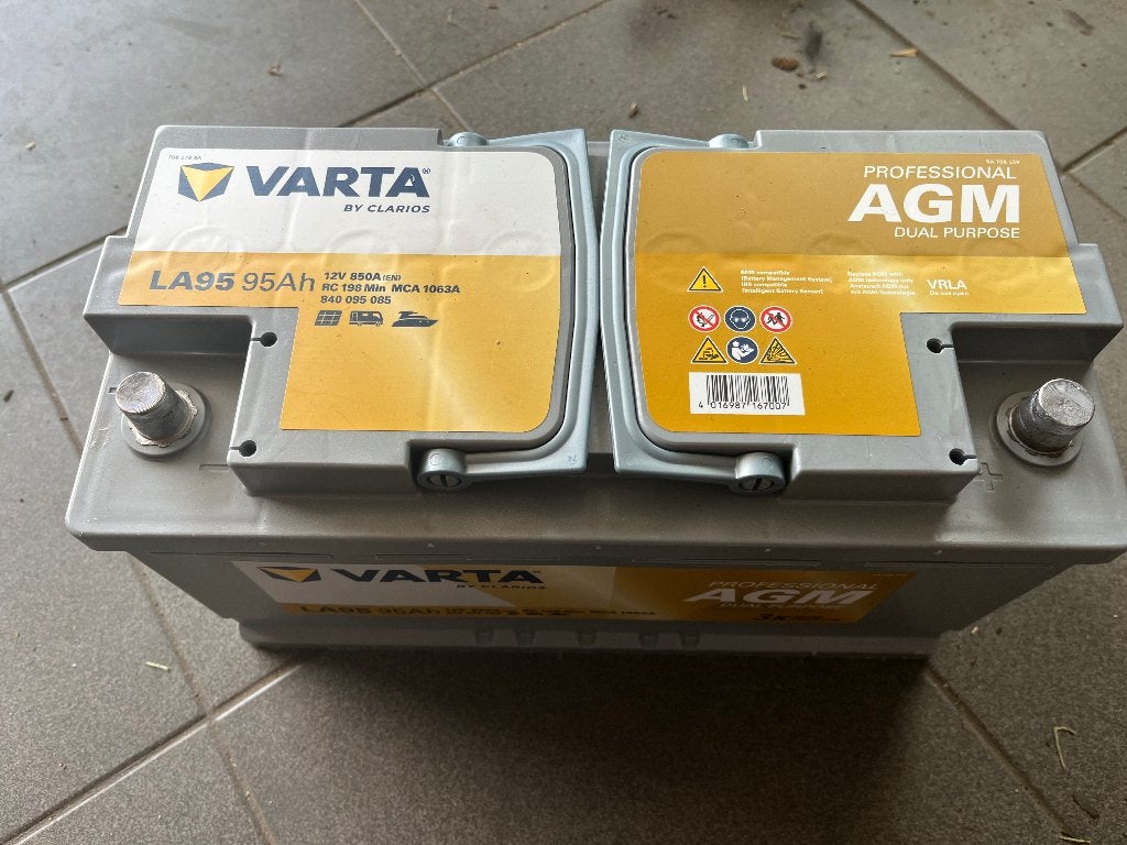 Varta LA95 AGM accu, Ophalen, Nieuw