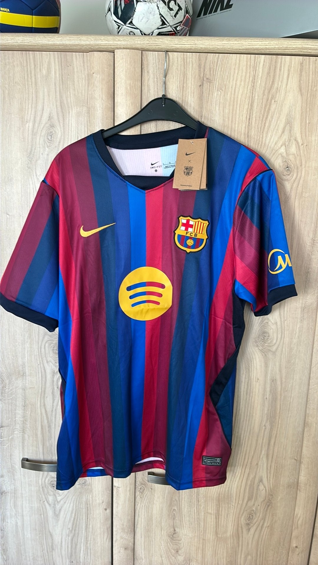 Barcelona 26/27 home kit, Maat L, Ophalen of Verzenden, Nieuw, Shirt