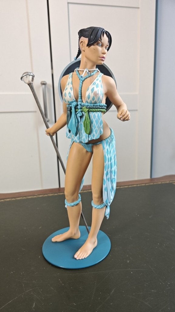 Statuette Cyann Bourgeon Mufraggi 30 cm tirage 399 ex, Enlèvement ou Envoi, Comme neuf, Fantasy
