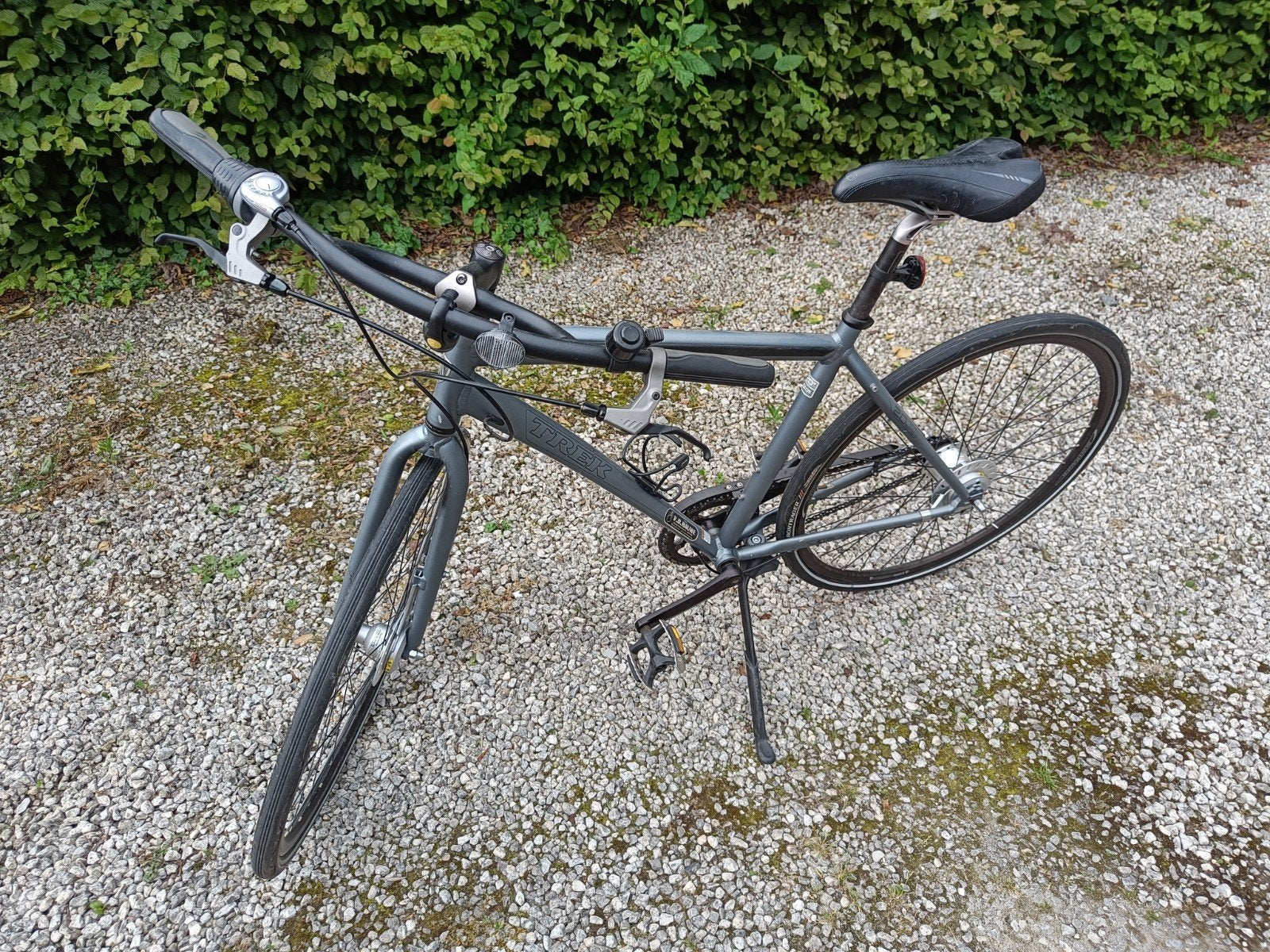 Heren stadsfiets Trek, Fietsen en Brommers, Gebruikt, Velgrem, Versnellingen, 49 tot 53 cm