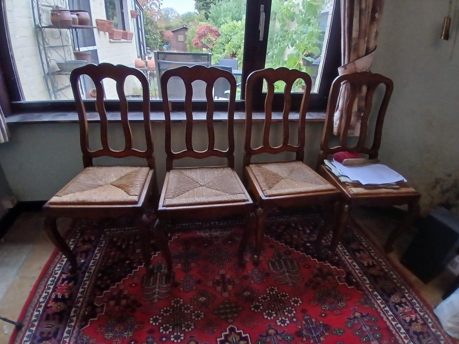 Tafel en 6 stoelen, Ophalen, Gebruikt