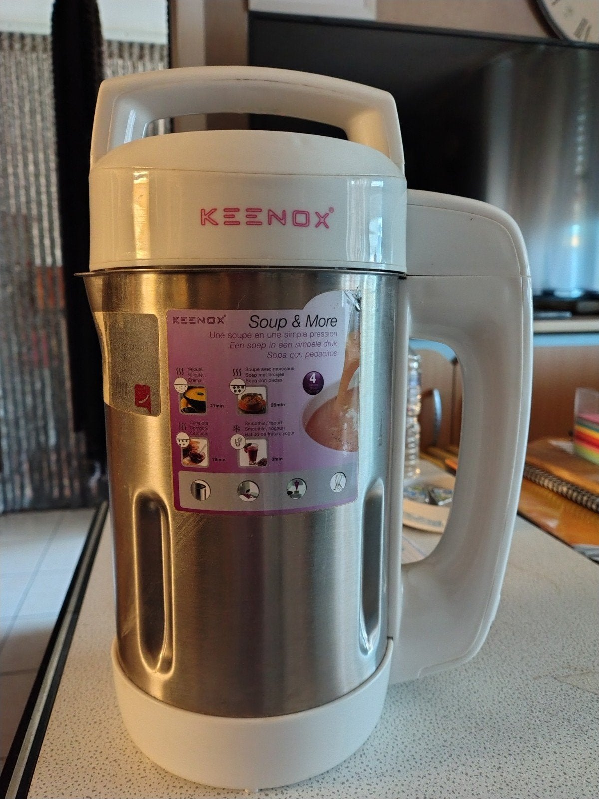 soepmaker, 1 à 2 litres, Enlèvement, Comme neuf, 2 vitesses