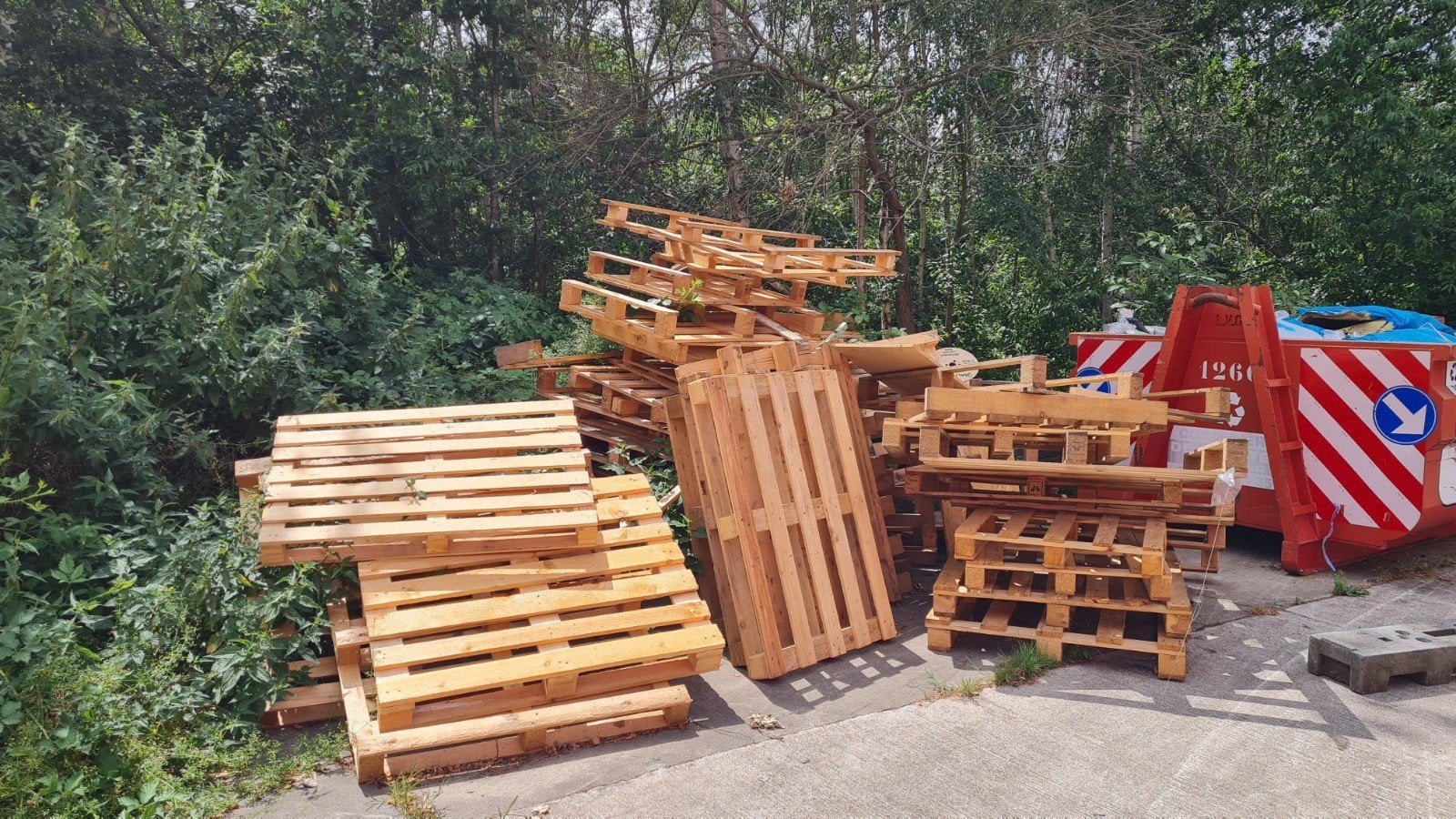 Stookhout paletten, Tuin en Terras, Brandhout, Ophalen