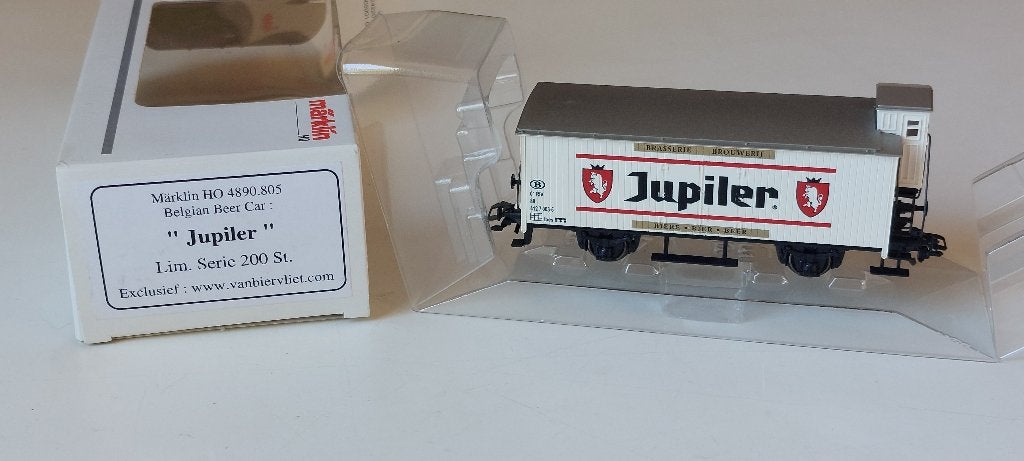SNCB/NMBS MARKLIN BELGIAN BEER CAR*JUPILER*HO*AC, Hobby & Loisirs créatifs, Neuf, Enlèvement ou Envoi, Courant alternatif, Wagon
