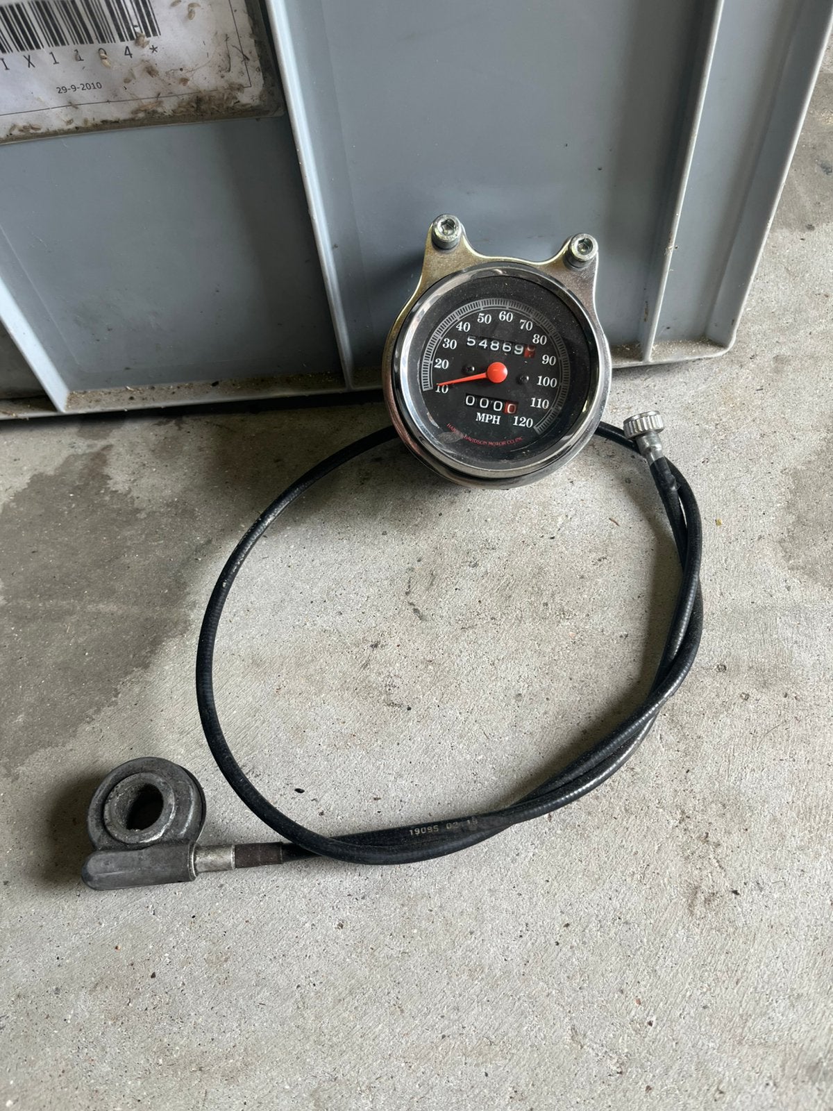 Harley Davidson km teller, Motoren, Ophalen