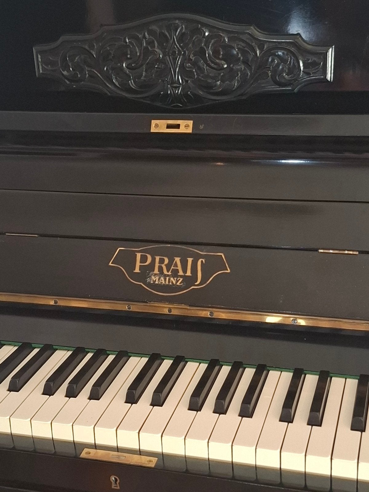 PRAJS MAINZ Piano - Zwart, recent gestemd, Muziek en Instrumenten, Ophalen, Gebruikt, Zwart, Piano