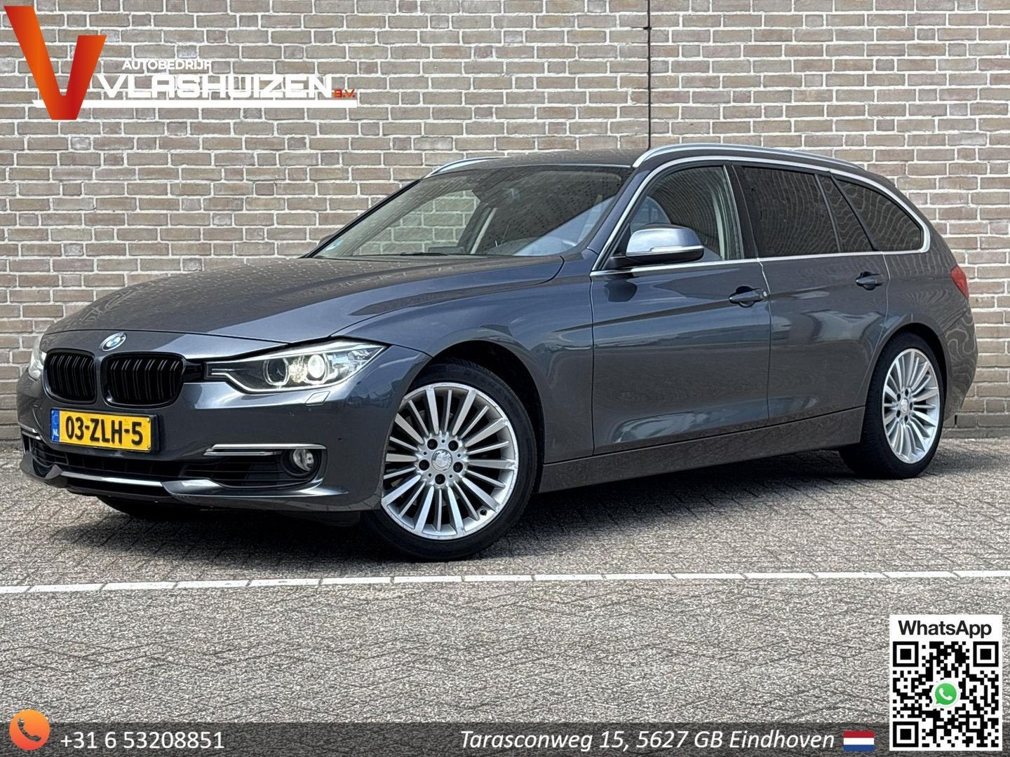 BMW 328 3-serie Touring 328i High Executive Automaat | Leder, Autos, BMW, Argent ou Gris, Achat, Entreprise, Electronic Stability Program (ESP)