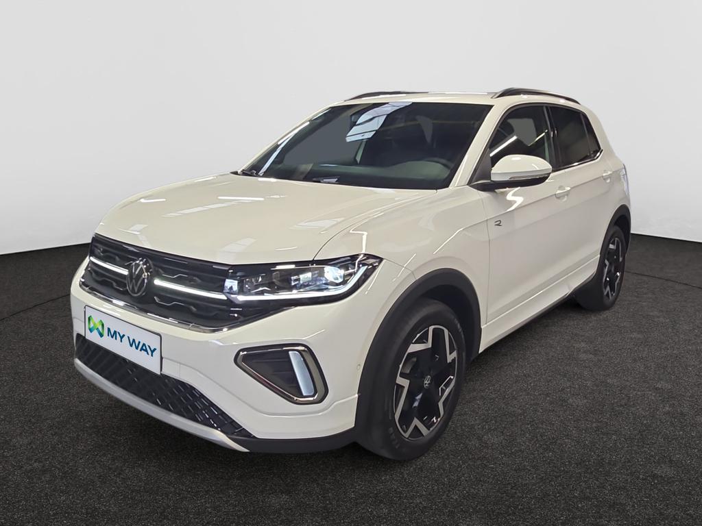 Volkswagen T-Cross T-Cross 1.0 TSI R-Line Business Premium O, Auto's, Volkswagen, Automaat, T-Cross, Wit, SUV of Terreinwagen
