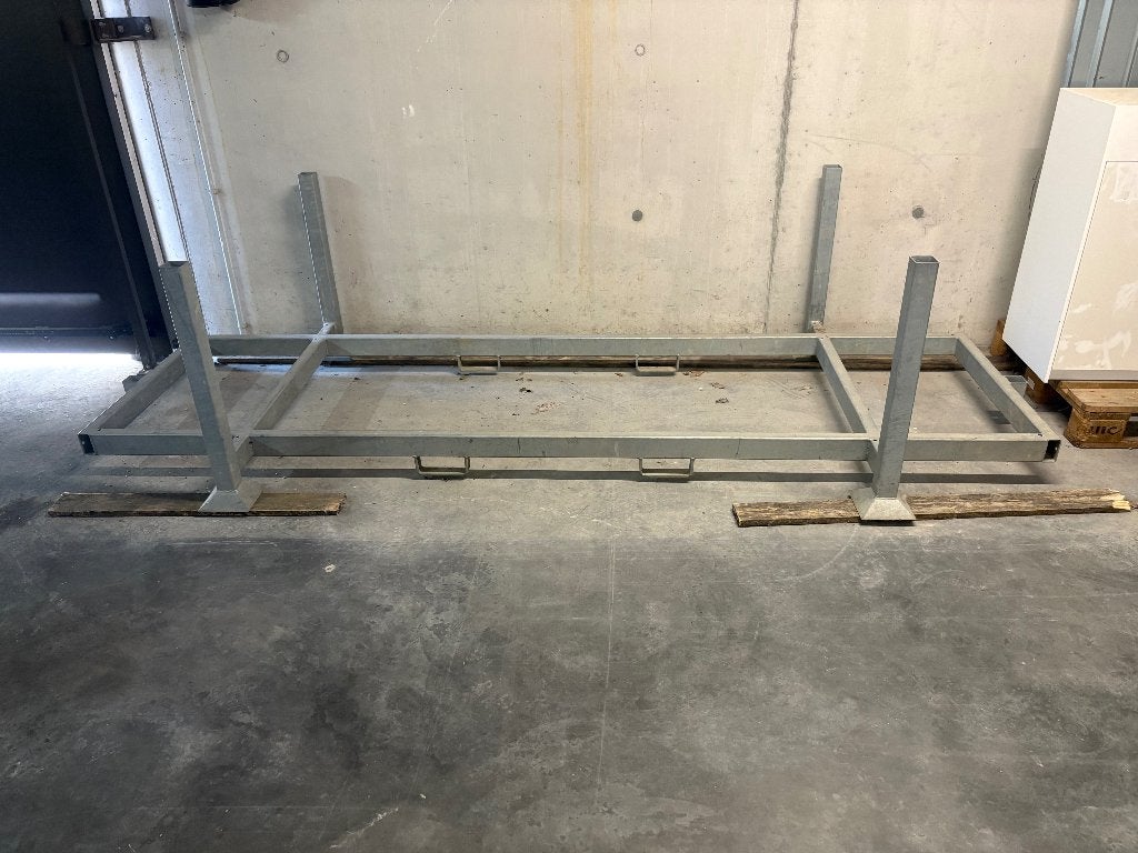 Verzinkt stalen transportrek voor lange materialen/rijplaten, Ophalen