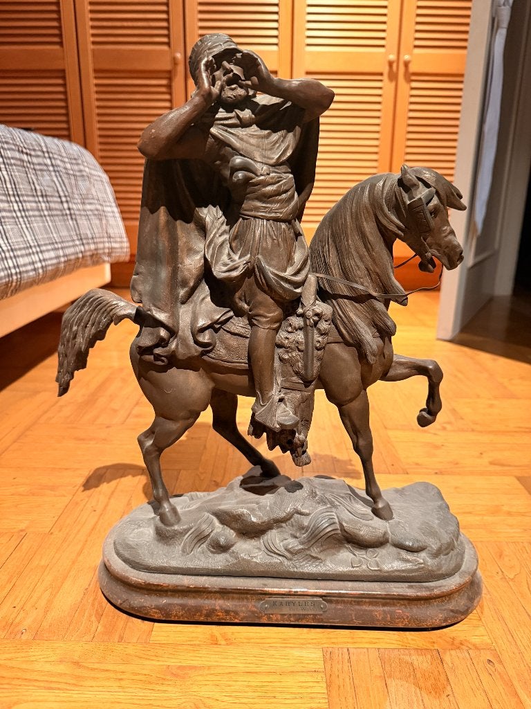 Antiek beeld, Ophalen, Beeld, 20 - 50 cm, Man