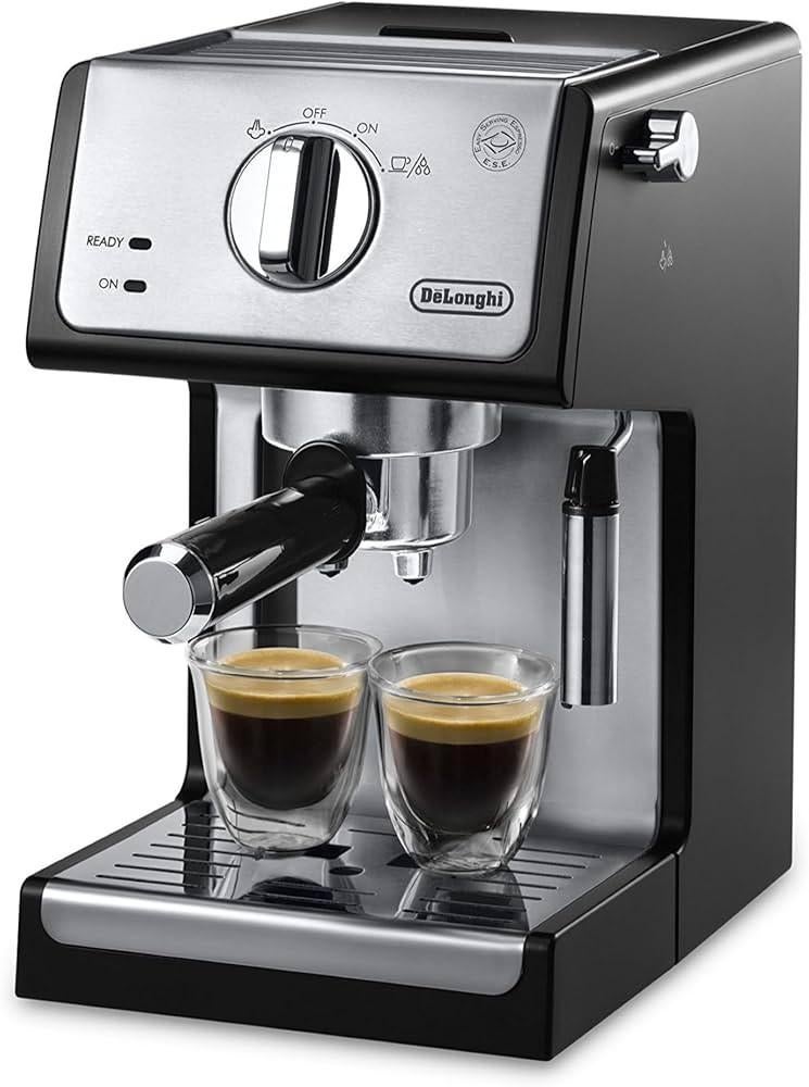 DELONGHI De'Longhi ECP3420, Machine à espresso, Réservoir d'eau amovible, Café en grains, 2 à 4 tasses