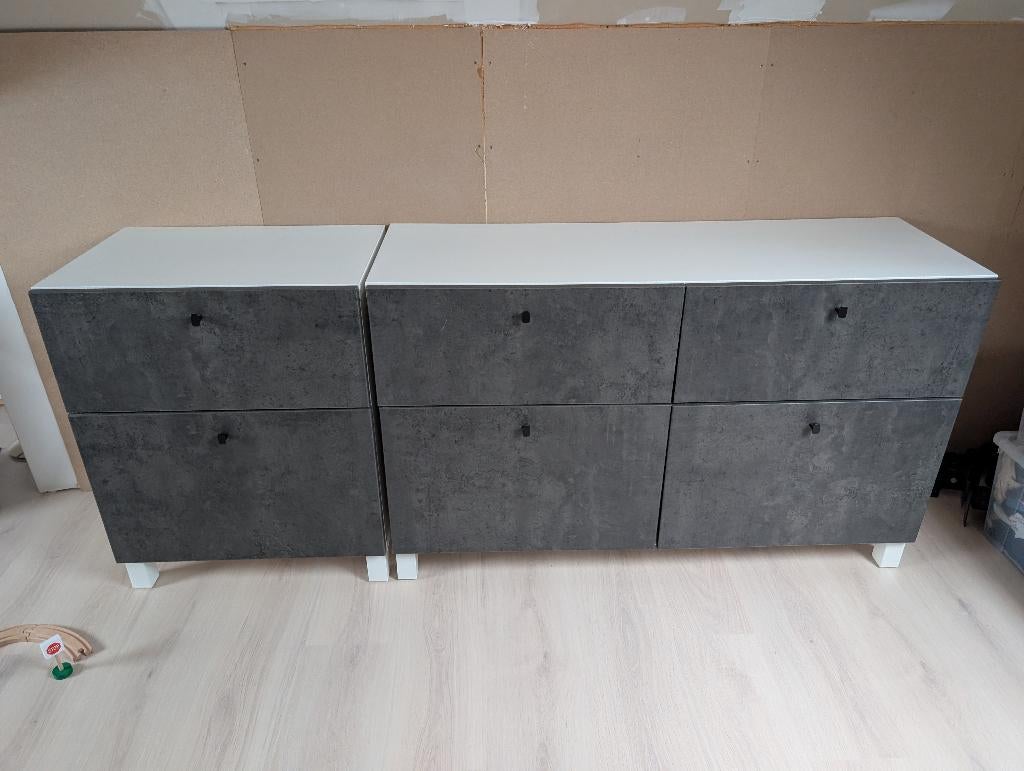 IKEA BESTA kast, Huis en Inrichting, Kasten | Wandmeubels, Gebruikt, Minder dan 100 cm, 150 tot 200 cm, 25 tot 50 cm, Met lade(s)