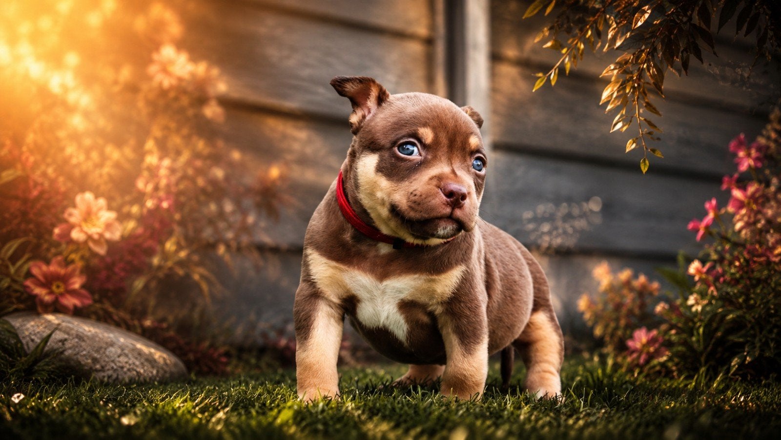 Prachtig American bully pup, België, 8 tot 15 weken, CDV (hondenziekte), Eén hond