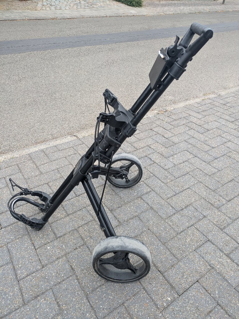 Golf trolley verstelbaar junior of volwassene, Sports & Fitness, Golf, Utilisé, Voiturette de golf, Autres marques, Enlèvement