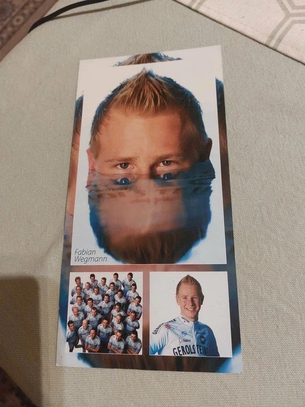 Wielerkaart : Fabian Wegmann / Gerolsteiner, Verzamelen, Ophalen of Verzenden, Gebruikt, Poster, Plaatje of Sticker