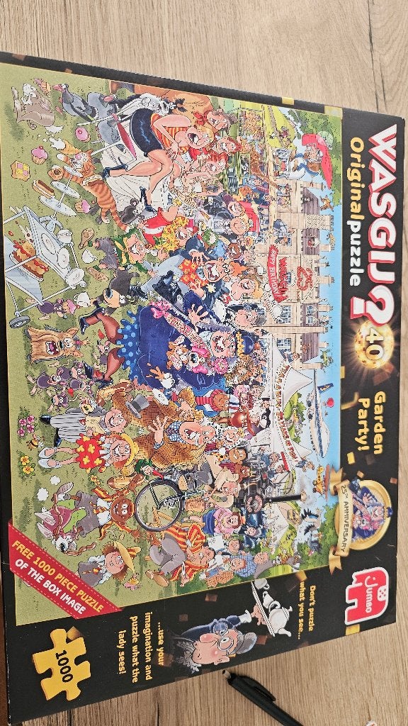 Wasgij puzzel - 2x1000st- 8€, Ophalen, 500 t/m 1500 stukjes, Zo goed als nieuw, Legpuzzel