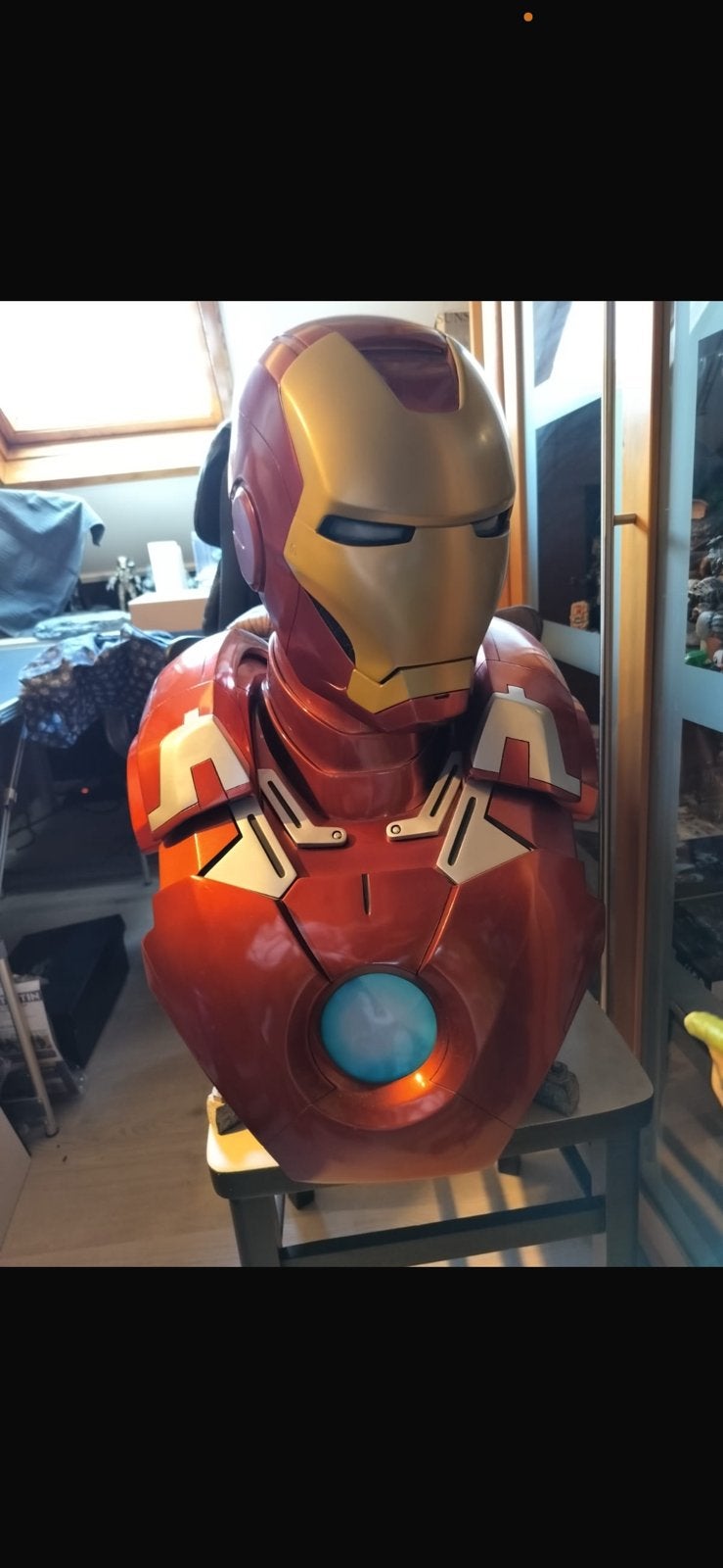 Sideshow Buste 1/1 Iron man, Enlèvement, Comme neuf