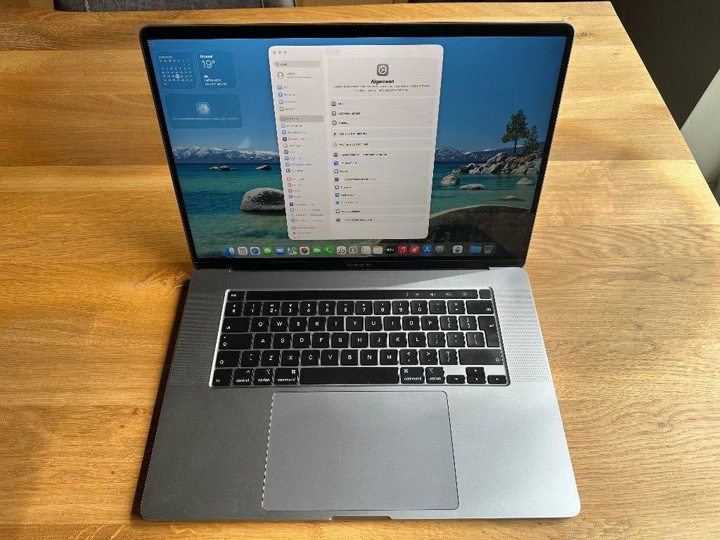 MacBook Pro 16" 2019 met Touch Bar, MacBook Pro, 2 tot 3 Ghz, Qwerty, 512 GB