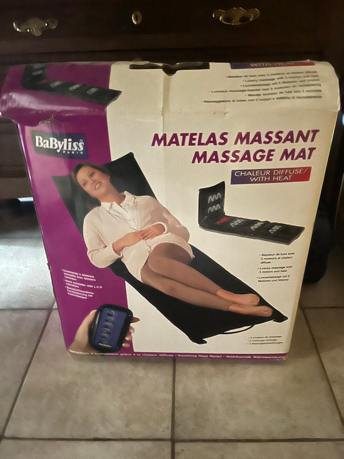 Massage mat, Ophalen, Zo goed als nieuw