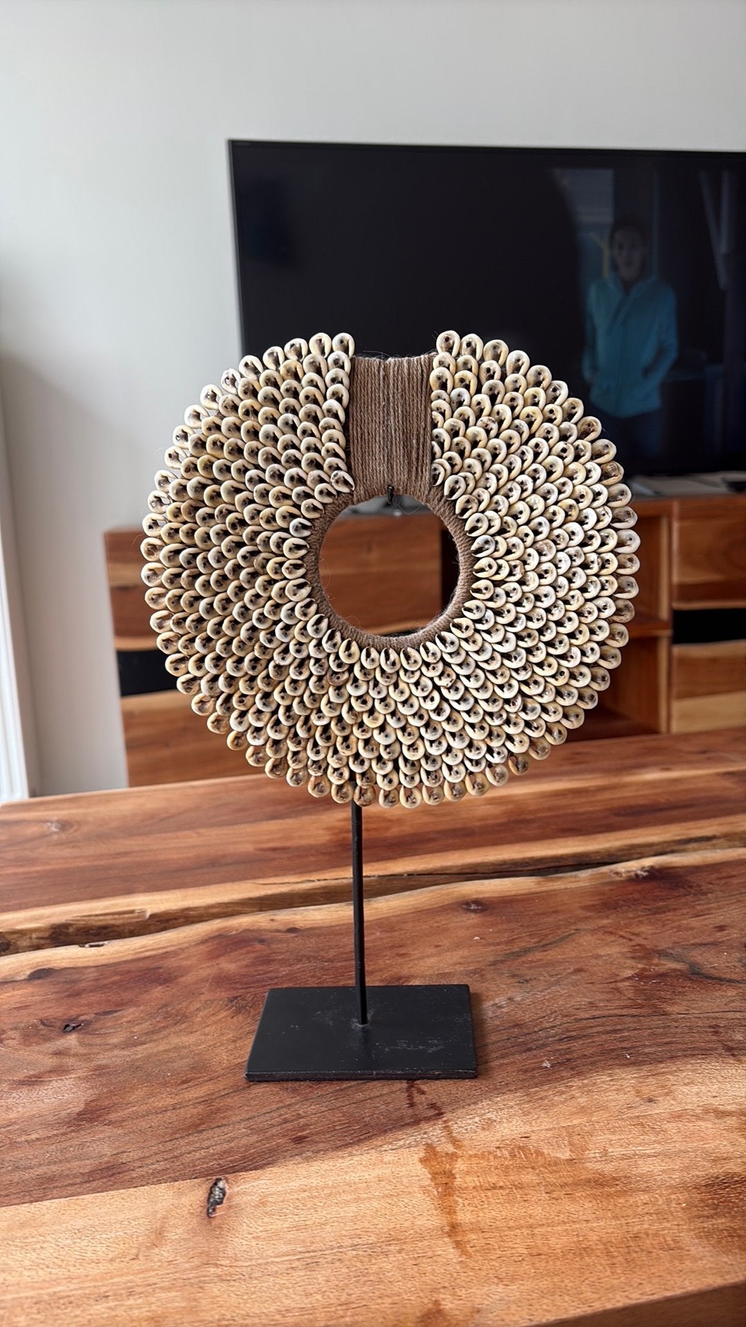 Handgemaakt schelpen decoratie, Ophalen, Zo goed als nieuw