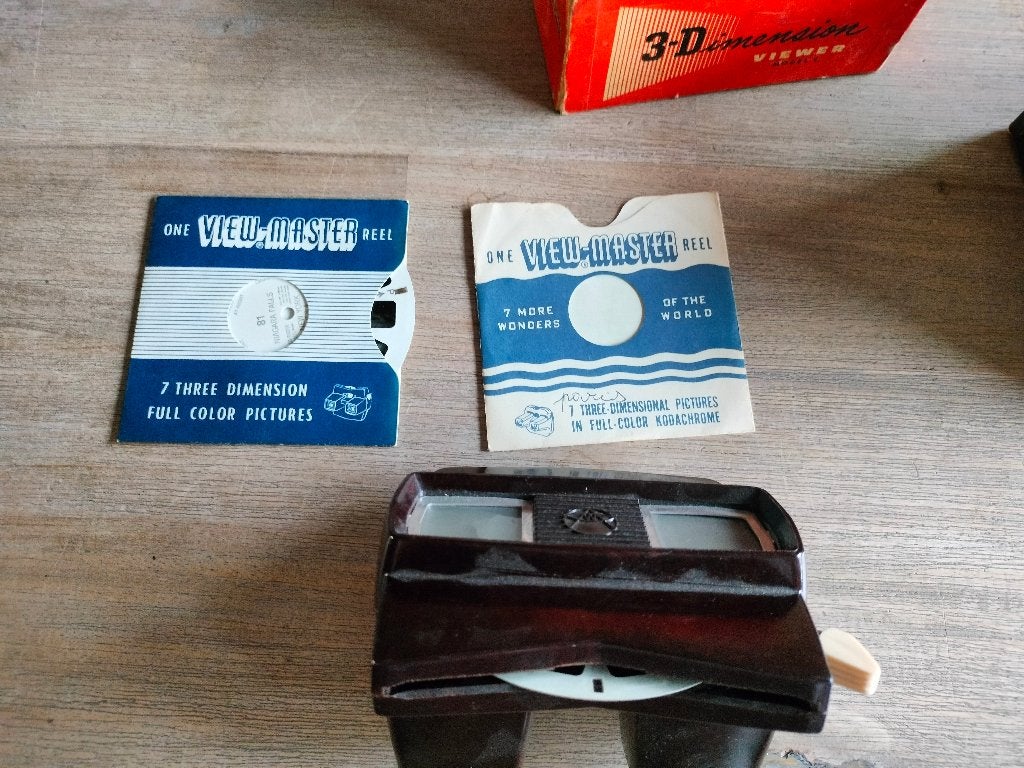 retro: Vintage viewmaster met kaartjes, Verzamelen, Ophalen, Overige typen