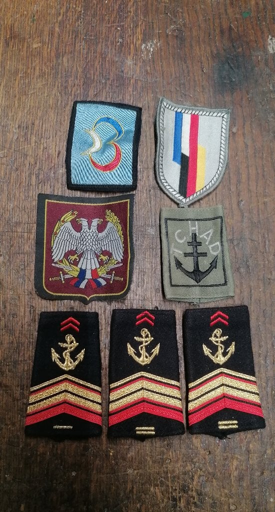 Écussons patch militaire tchad 3e DB marine, Collections, Collections complètes & Collections, Envoi