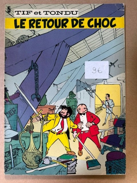 Tif et Tondu tome 5 reed, Livres, Une BD, Utilisé, Will., Enlèvement ou Envoi