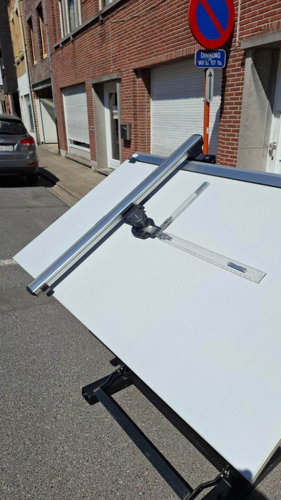 Professionele Mutoh Architecten Tekentafel met Mutoh Drafter, Doe-het-zelf en Bouw, Ophalen, Gebruikt, 130 tot 150 cm