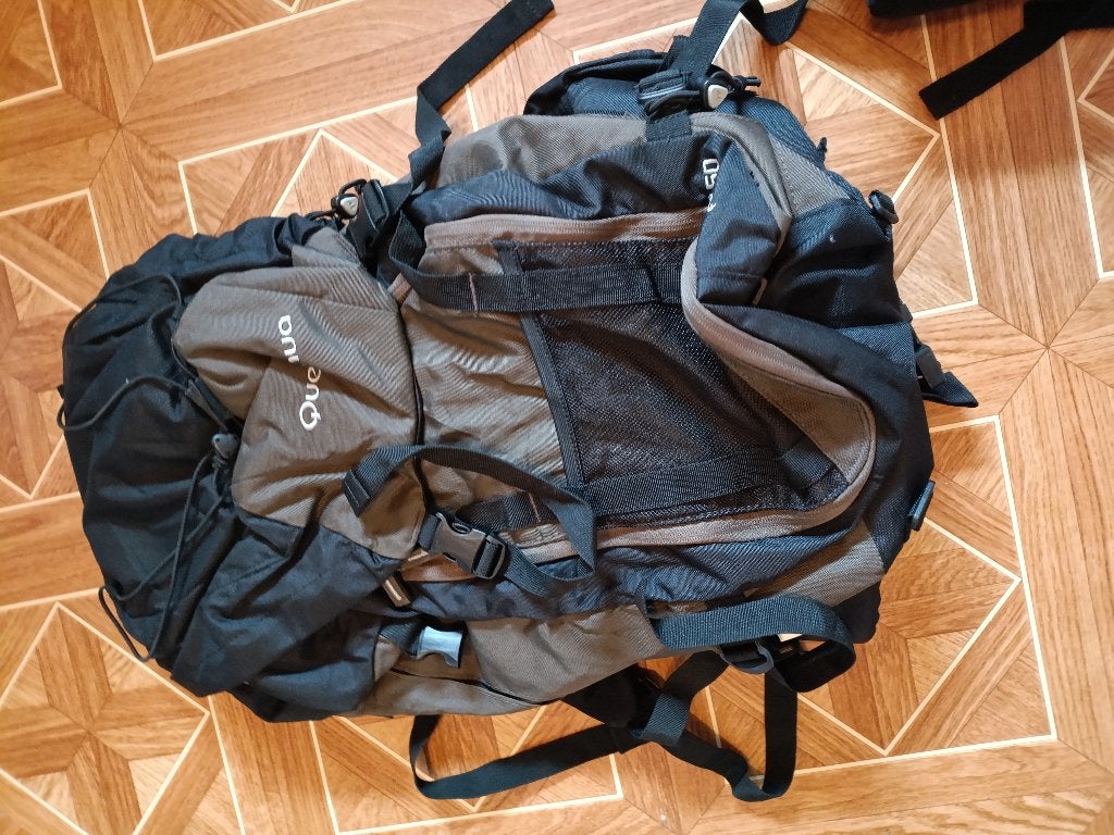Sac de randonnée queschua, Handtassen en Accessoires, Ophalen, Gebruikt, Beige