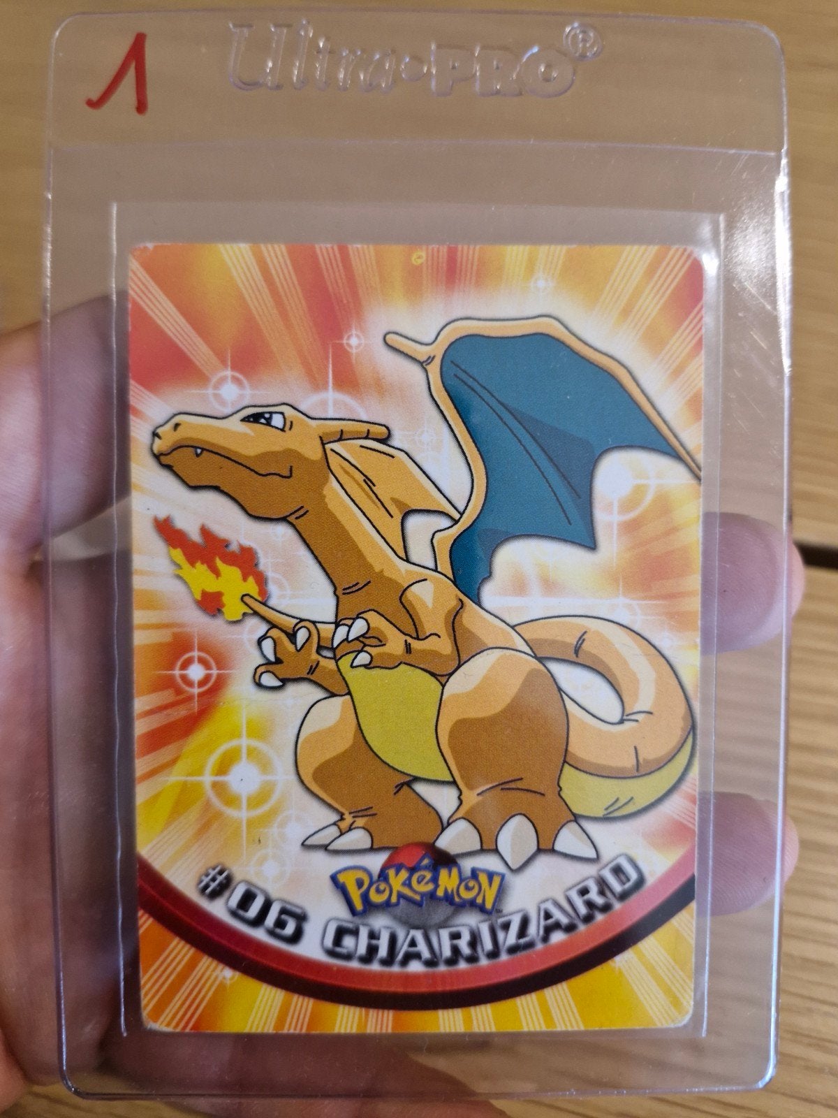 Charizard #06 Pokémon-kaart uit de 1999 Topps TV Animation S, Enlèvement ou Envoi