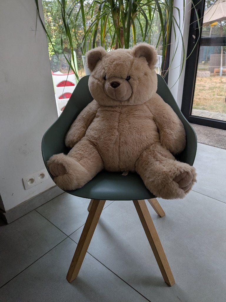 grote teddybeer eind jaren 80, Ophalen, Gebruikt, Stoffen beer, Overige merken