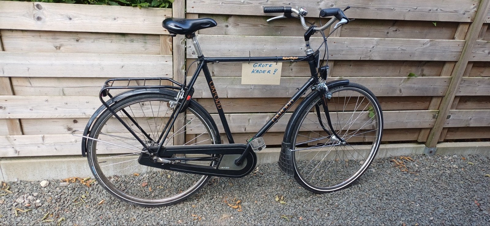 Grote en oerdegelijke herenfiets OXFORD, Velgrem, Versnellingen, Zo goed als nieuw, 61 tot 65 cm