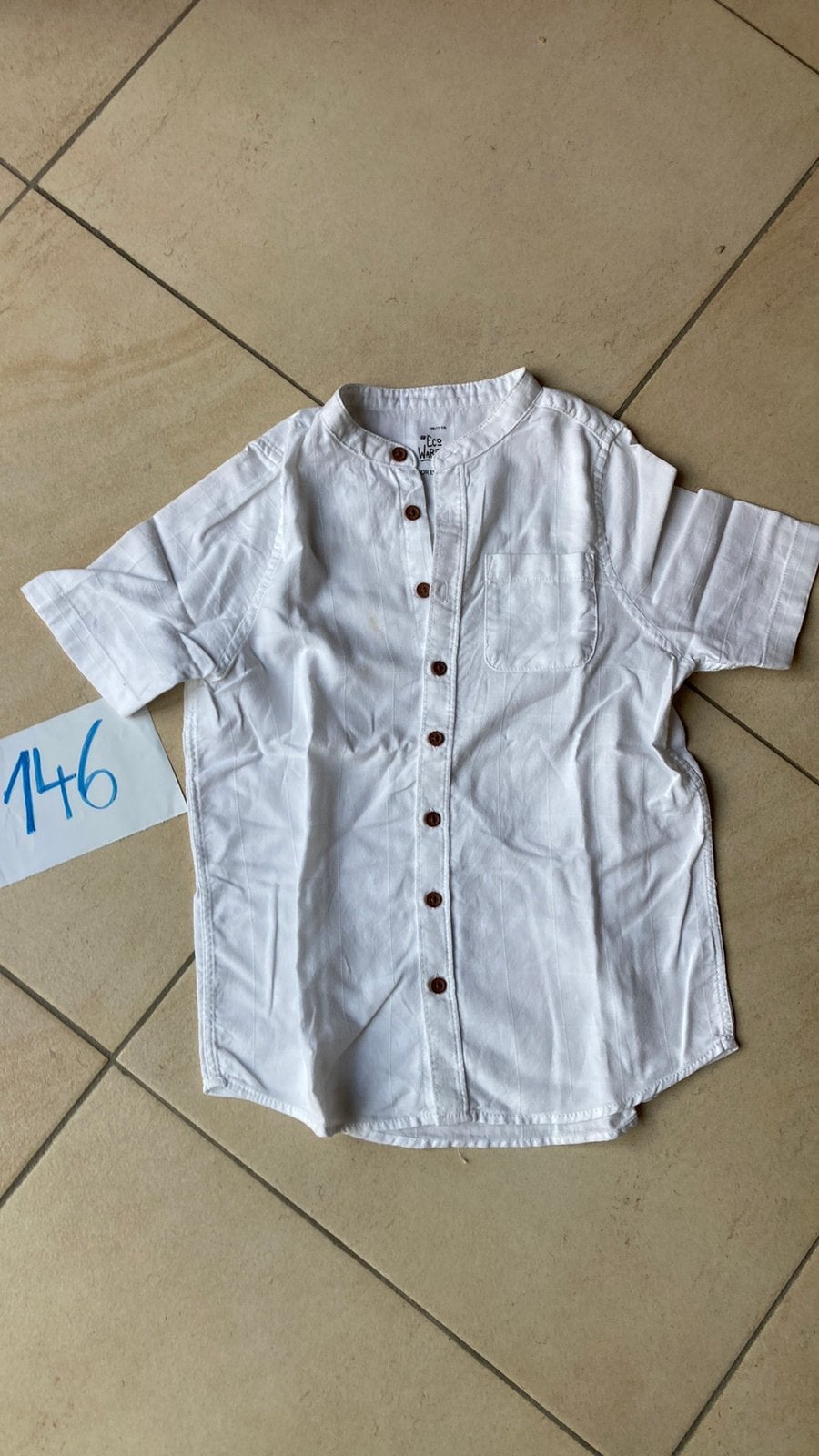 Jongens Hemd korte mouwen maat 146, Ophalen, Gebruikt, Jongen, Overhemd of Blouse
