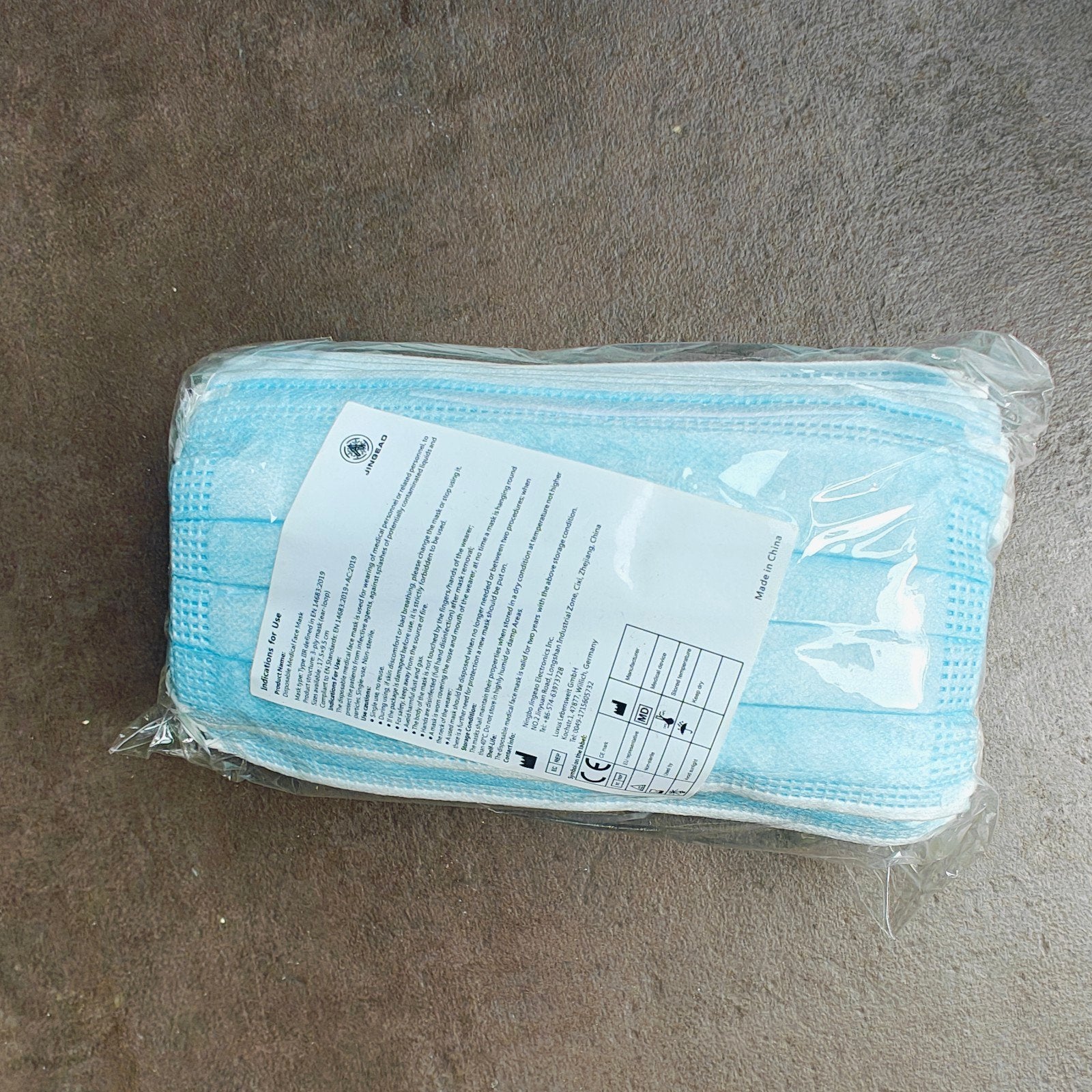 50 masque visage avec élastique, Enlèvement