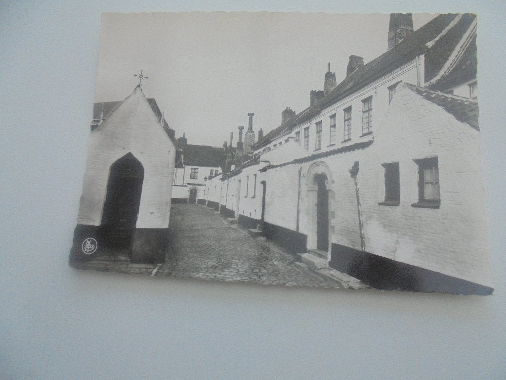 kortrijk--begijnhof, Verzamelen, Ophalen of Verzenden, 1940 tot 1960, Ongelopen, West-Vlaanderen