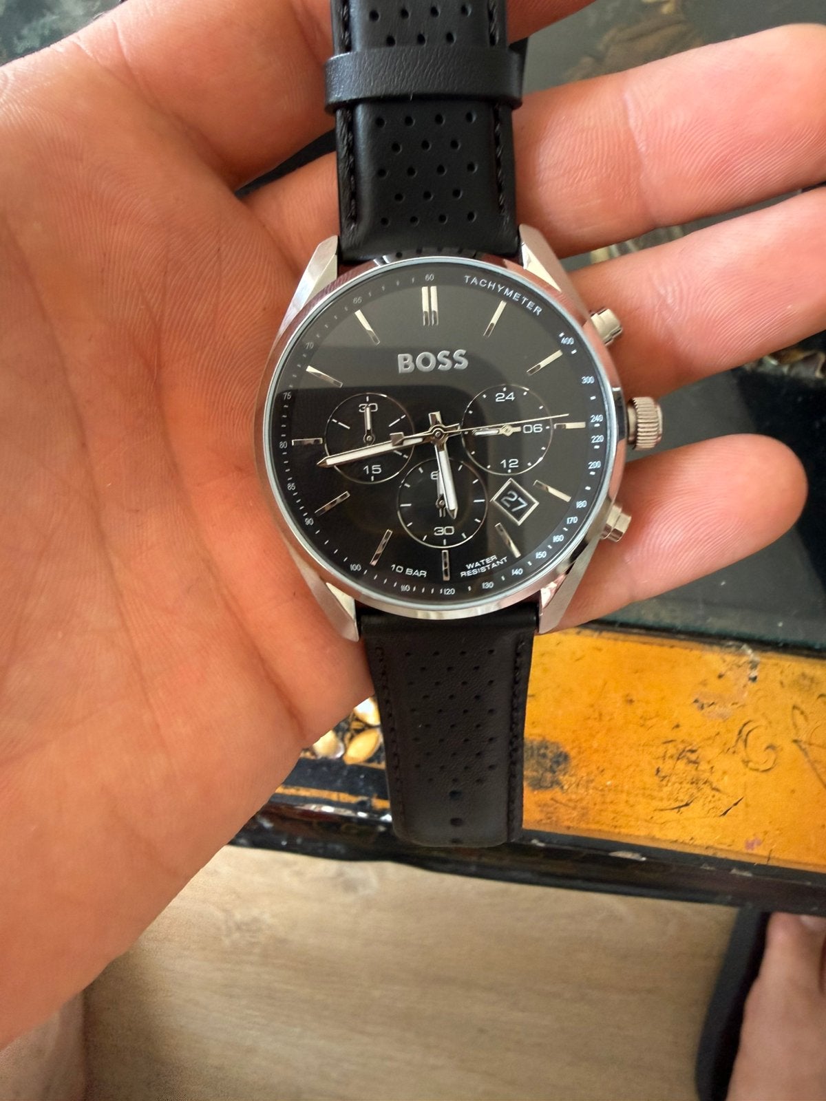 Montre boss, Bijoux, Sacs & Beauté, Montres | Hommes, Montre-bracelet, Autres marques, Enlèvement ou Envoi, Cuir