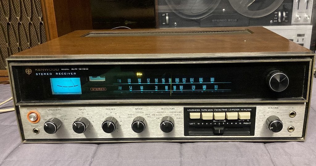 Kenwood KR-5150 AM/FM stereo receiver, Audio, Tv en Foto, Versterkers en Ontvangers, Overige merken, Gebruikt, Ophalen of Verzenden