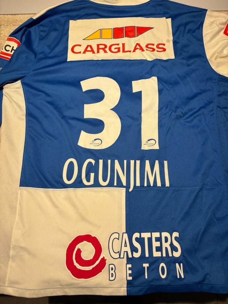 KRC Genk Match Shirt Ogunjimi 31 - "A Better World" (2010), Collections, Enlèvement ou Envoi, Comme neuf, Maillot