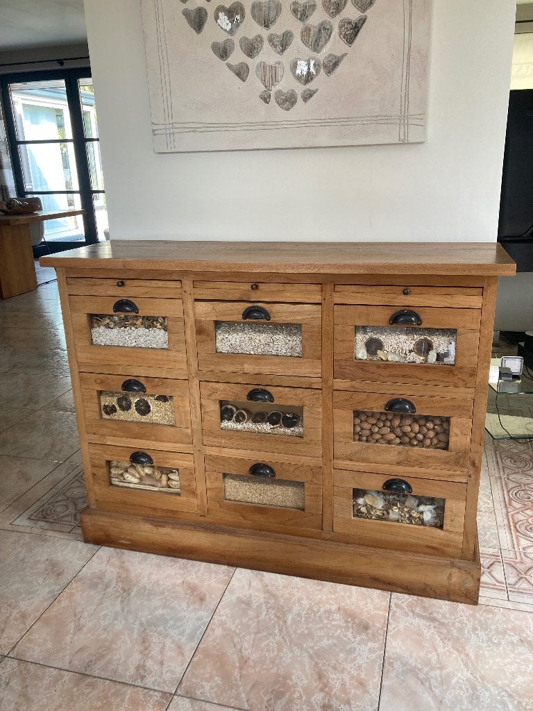 Meuble grainetier vintage, 25 à 50 cm, 5 tiroirs ou plus, Moins de 100 cm, 100 à 150 cm